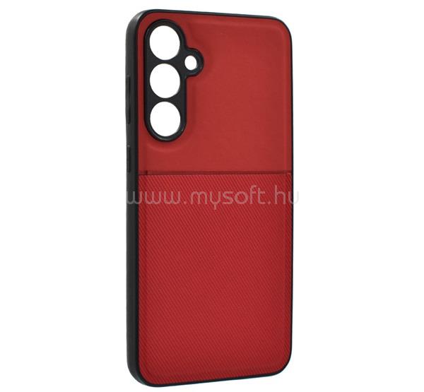 GIGAPACK Samsung S26 FE GIGAPACK Szilikon telefonvédő ütésállóság, csíkos, PIROS