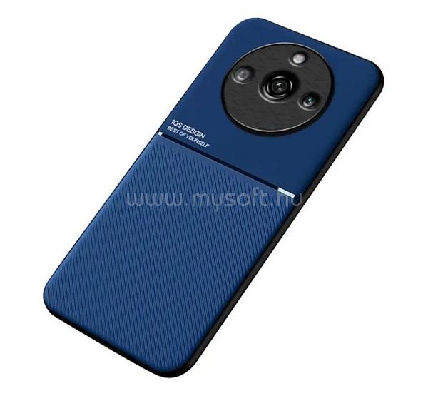 GIGAPACK Realme 11 Pro Plus / 11 Pro GIGAPACK Szilikon telefonvédő ütésállóság, csíkos, SÖTÉTKÉK