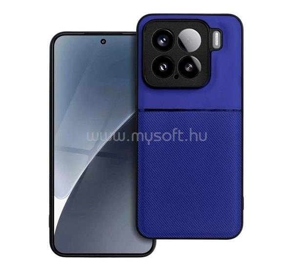 GIGAPACK Xiaomi 15 GIGAPACK Szilikon telefonvédő ütésállóság, csíkos, SÖTÉTKÉK