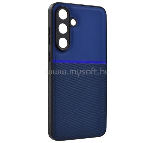 GIGAPACK Samsung S25 FE GIGAPACK Szilikon telefonvédő ütésállóság, csíkos, SÖTÉTKÉK