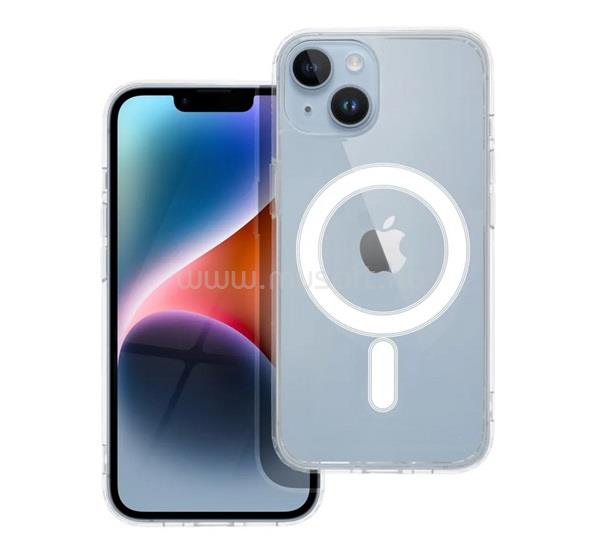 GIGAPACK iPhone 14 GIGAPACK Szilikon telefonvédő ütésállóság, MagSafe, ÁTLÁTSZÓ