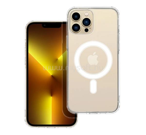 GIGAPACK iPhone 13 Pro Max GIGAPACK Szilikon telefonvédő ütésállóság, MagSafe, ÁTLÁTSZÓ