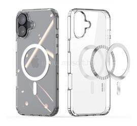 GIGAPACK iPhone 16 Plus GIGAPACK Szilikon telefonvédő ütésállóság, MagSafe, ÁTLÁTSZÓ GP-160163 small