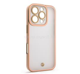 GIGAPACK iPhone 16 Pro Max GIGAPACK Szilikon telefonvédő ütésállóság, kameravédő, ARANY/RÓZSASZÍN GP-177580 small
