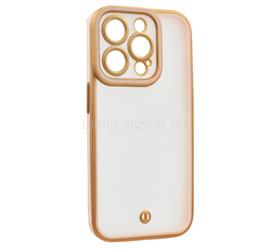 GIGAPACK iPhone 15 Pro GIGAPACK Szilikon telefonvédő ütésállóság, kameravédő, ARANY/RÓZSASZÍN GP-177581 small