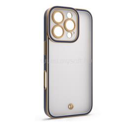 GIGAPACK iPhone 16 Pro Max GIGAPACK Szilikon telefonvédő ütésállóság, kameravédő, ARANY/SÖTÉTKÉK GP-177615 small