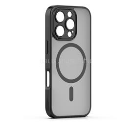 GIGAPACK iPhone 16 Pro Max GIGAPACK Szilikon telefonvédő ütésállóság, MagSafe, FEKETE GP-187874 small