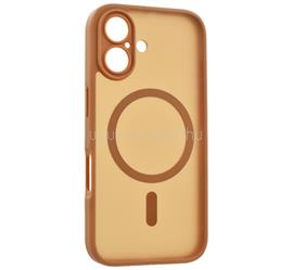 GIGAPACK iPhone 16 GIGAPACK Szilikon telefonvédő ütésállóság, MagSafe, VILÁGOSBARNA GP-187918 small