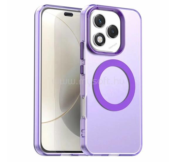 GIGAPACK Honor 400 Lite GIGAPACK Szilikon telefonvédő ütésállóság, MagSafe, LILA