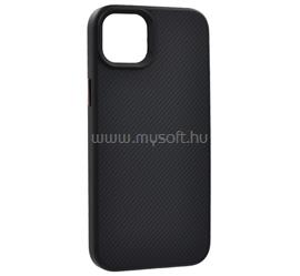 GIGAPACK iPhone 15 GIGAPACK Szilikon telefonvédő ütésállóság, karbon minta, FEKETE GP-166158 small