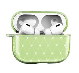 GIGAPACK GIGAPACK szilikon tok ultravékony, strasszkő, VILÁGOSZÖLD Apple AirPods Pro GP-95490 small