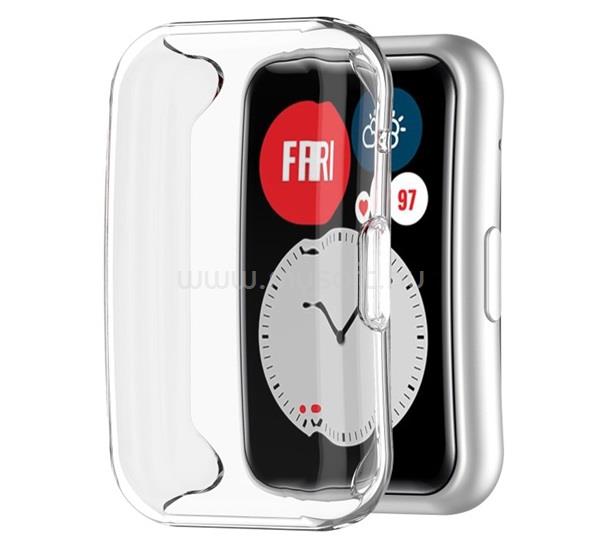 GIGAPACK Huawei Watch Fit GIGAPACK szilikon tok ÁTLÁTSZÓ