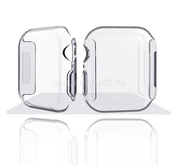 GIGAPACK Apple Watch Series SE 40mm / 6 40mm / 4 40mm GIGAPACK Szilikon tok ÁTLÁTSZÓ