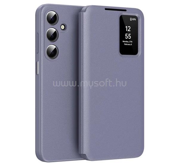 GIGAPACK Samsung A18 5G / A18 4G / A17 4G GIGAPACK Tok álló aktív FLIP, Smart View Cover, LILA