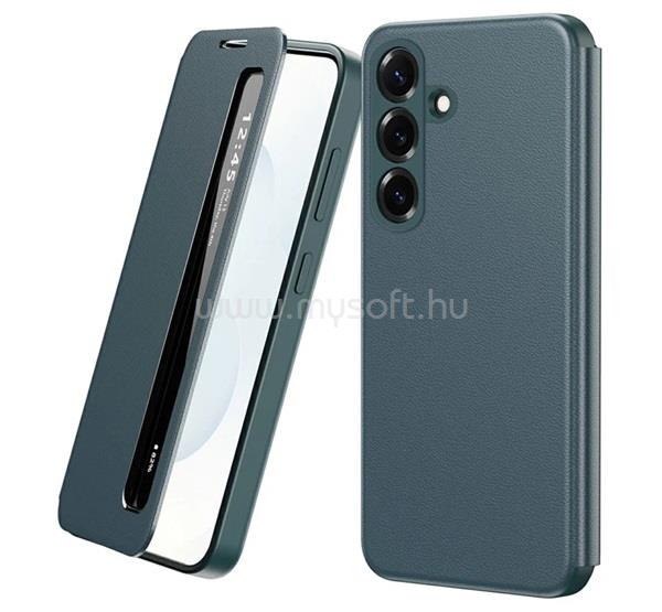 GIGAPACK Samsung A56 5G GIGAPACK Tok álló aktív FLIP, Smart View Window, SÖTÉTZÖLD
