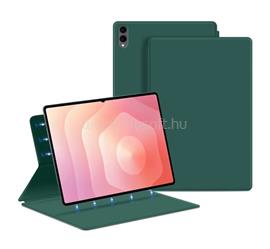 GIGAPACK Samsung Tab S11 Ultra 5G / Tab S11 Ultra WIFI GIGAPACK Tok álló, bőr hatású aktív FLIP, asztali tartó, SÖTÉTZÖLD GP-177296 small