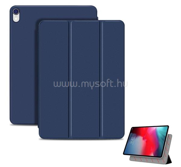 GIGAPACK IPAD Air 11 (2026) / Air 11 (2025) / Air 11 (2024) GIGAPACK Tok álló, bőr hatású aktív FLIP, asztali tartó, SÖTÉTKÉK