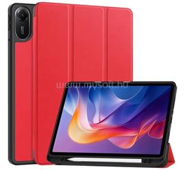 GIGAPACK Redmi Pad 2 GIGAPACK Tok álló, bőr hatású aktív FLIP, ceruza tartó, PIROS GP-171812 small