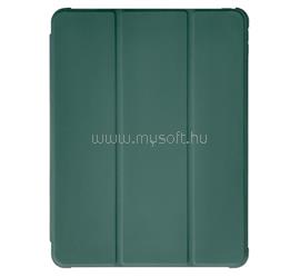 GIGAPACK IPAD 10.2 (2021) / 10.2 (2020) / 10.2 (2019) GIGAPACK Tok álló, bőr hatású aktív FLIP, ceruza tartó, SÖTÉTZÖLD GP-132694 small