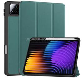 GIGAPACK Xiaomi Pad 8 Pro / Pad 8 / Pad 7 Pro GIGAPACK Tok álló, bőr hatású aktív FLIP, ceruza tartó, SÖTÉTZÖLD GP-168364 small