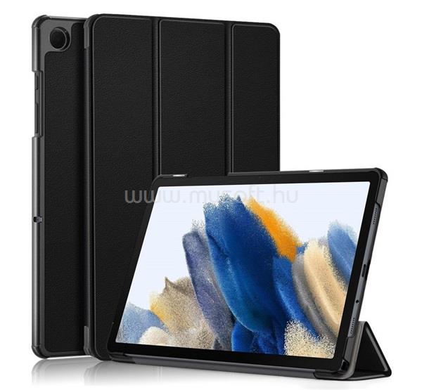 GIGAPACK Samsung Tab A11 Plus LTE / Tab A11 Plus WIFI GIGAPACK Tok álló, bőr hatású aktív FLIP, asztali tartó, FEKETE