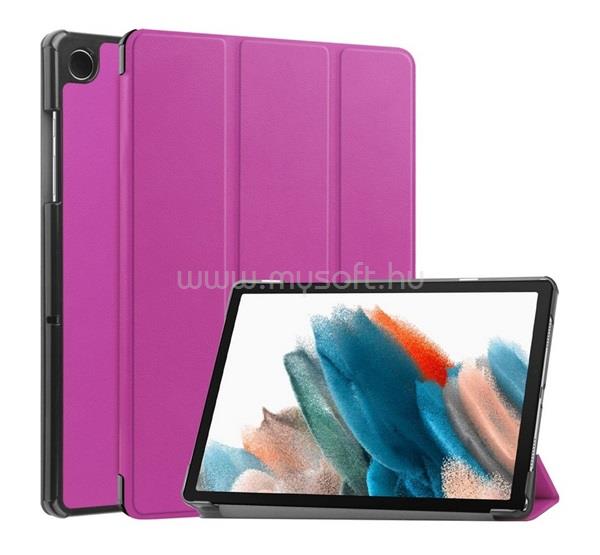 GIGAPACK Samsung Tab A9 LTE / Tab A9 WIFI GIGAPACK Tok álló, bőr hatású aktív FLIP, asztali tartó, LILA