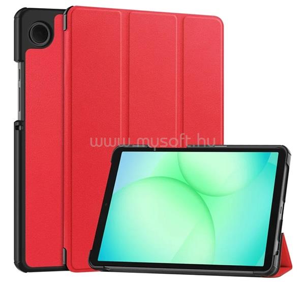 GIGAPACK Samsung Tab A11 LTE / Tab A11 WIFI GIGAPACK Tok álló, bőr hatású aktív FLIP, asztali tartó, PIROS