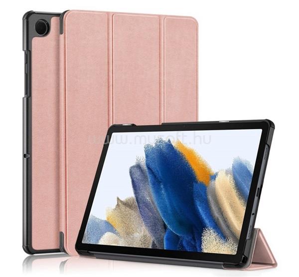 GIGAPACK Samsung Tab A11 Plus LTE / Tab A11 Plus WIFI GIGAPACK Tok álló, bőr hatású aktív FLIP, asztali tartó, ROZÉARANY
