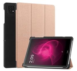 GIGAPACK T Tablet 5G ( 2023 ) GIGAPACK Tok álló, bőr hatású aktív FLIP, asztali tartó, ROZÉARANY GP-153195 small