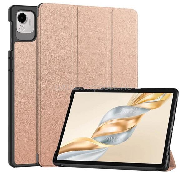 GIGAPACK Honor Pad X9a GIGAPACK Tok álló, bőr hatású aktív FLIP, asztali tartó, ROZÉARANY
