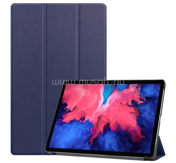 GIGAPACK Lenovo Tab P11 Plus / Tab P11 5G / Tab P11 GIGAPACK Tok álló, bőr hatású aktív FLIP, asztali tartó, SÖTÉTKÉK