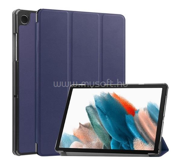 GIGAPACK Samsung Tab A9 LTE / Tab A9 WIFI GIGAPACK Tok álló, bőr hatású aktív FLIP, asztali tartó, SÖTÉTKÉK