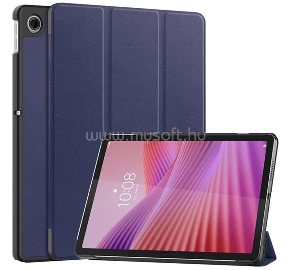 GIGAPACK Lenovo Tab 10.1 GIGAPACK Tok álló, bőr hatású aktív FLIP, asztali tartó, SÖTÉTKÉK