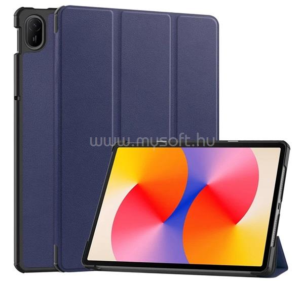 GIGAPACK Huawei MatePad SE 11 GIGAPACK Tok álló, bőr hatású aktív FLIP, asztali tartó, SÖTÉTKÉK