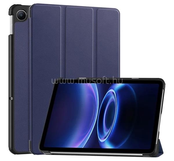 GIGAPACK Redmi Pad 2 9.7 GIGAPACK Tok álló, bőr hatású aktív FLIP, asztali tartó, SÖTÉTKÉK