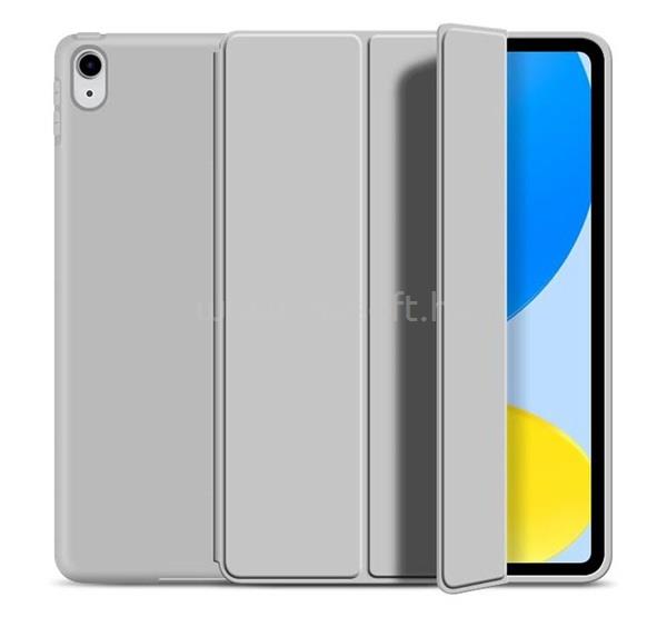 GIGAPACK IPAD 11 (2025) / 10.9 (2022) GIGAPACK Tok álló, bőr hatású aktív FLIP, asztali tartó, SÖTÉTSZÜRKE