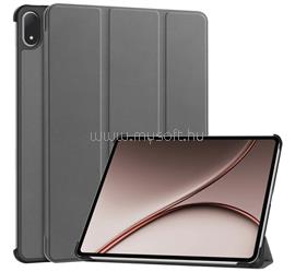 GIGAPACK OnePlus Pad 4 GIGAPACK Tok álló, bőr hatású aktív FLIP, asztali tartó, SÖTÉTSZÜRKE GP-195482 small