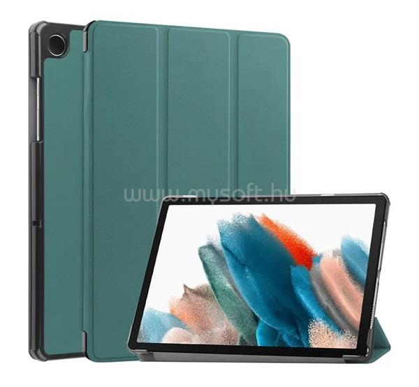 GIGAPACK Samsung Tab A9 LTE / Tab A9 WIFI GIGAPACK Tok álló, bőr hatású aktív FLIP, asztali tartó, SÖTÉTZÖLD