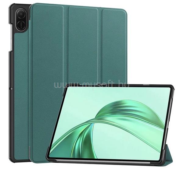 GIGAPACK Honor Pad X8a GIGAPACK Tok álló, bőr hatású aktív FLIP, asztali tartó, SÖTÉTZÖLD
