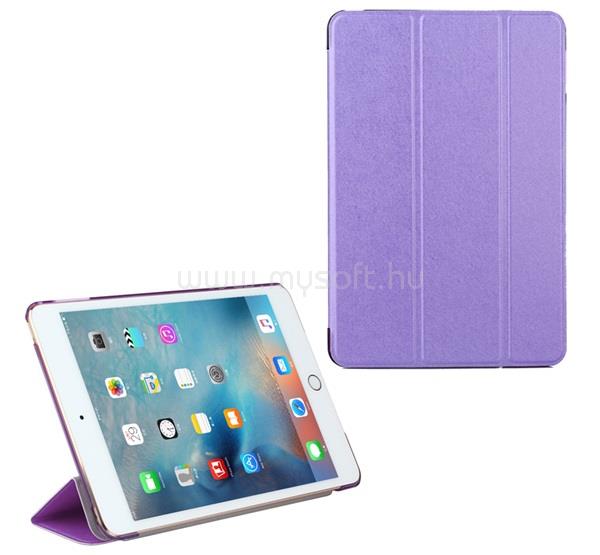 GIGAPACK IPAD 9.7 (2018) / 9.7 (2017) GIGAPACK Tok álló, bőr hatású aktív FLIP, textil minta, LILA