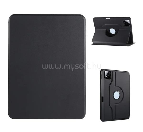 GIGAPACK Xiaomi Pad 8 Pro / Pad 8 / Pad 7 Pro GIGAPACK Tok álló, bőr hatású FLIP, ceruza tartó, FEKETE