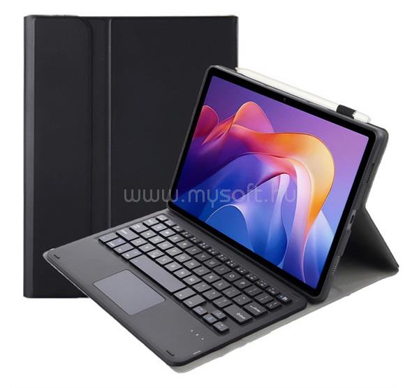 GIGAPACK Redmi Pad 2 GIGAPACK Tok álló, bőr hatású FLIP, ceruza tartó, FEKETE