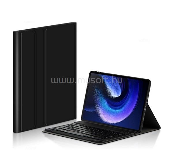 GIGAPACK Xiaomi Pad 6 GIGAPACK tok álló, bőr hatású FLIP, angol nyelvű, FEKETE