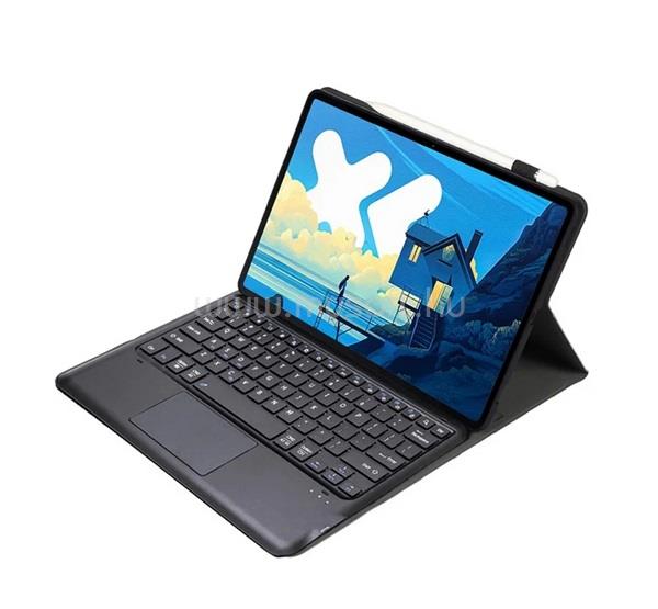 GIGAPACK Lenovo Idea Tab Pro GIGAPACK Tok álló, bőr hatású FLIP, angol nyelvű, FEKETE