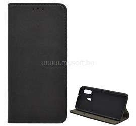 GIGAPACK Samsung A20e GIGAPACK tok álló, bőr hatású FLIP, asztali tartó, FEKETE GP-87131 small