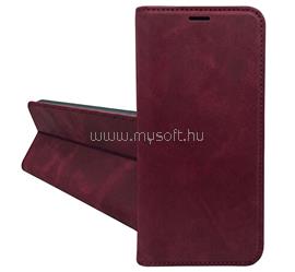 GIGAPACK iPhone 12 Pro / 12 GIGAPACK Tok álló, bőr hatású FLIP, prémium, BORDÓ GP-187776 small