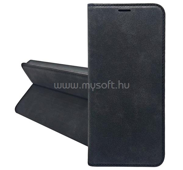 GIGAPACK Poco M8 / Redmi Note 15 5G GIGAPACK Tok álló, bőr hatású FLIP, prémium, FEKETE