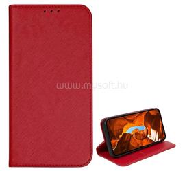 GIGAPACK T Phone 2 5G GIGAPACK Tok álló, bőr hatású FLIP, textil hatás, PIROS GP-159658 small