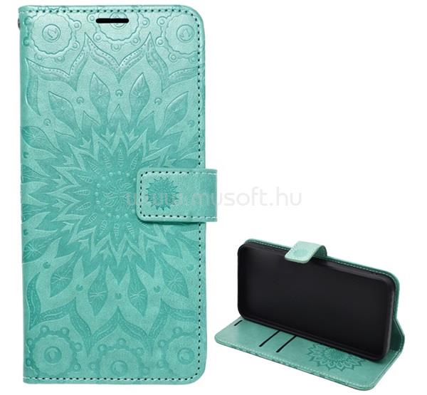 GIGAPACK Samsung A05s GIGAPACK Tok álló, bőr hatású FLIP, mandala, CYAN