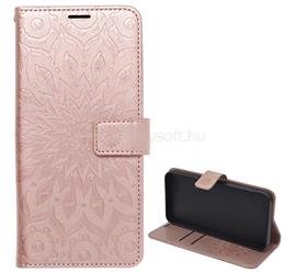 GIGAPACK Samsung A13 4G GIGAPACK tok álló, bőr hatású FLIP, mandala, ROZÉARANY GP-136994 small